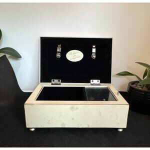 Granddaughter Keepsake Jewelry Box With Butterfly Design & Velvet Interior